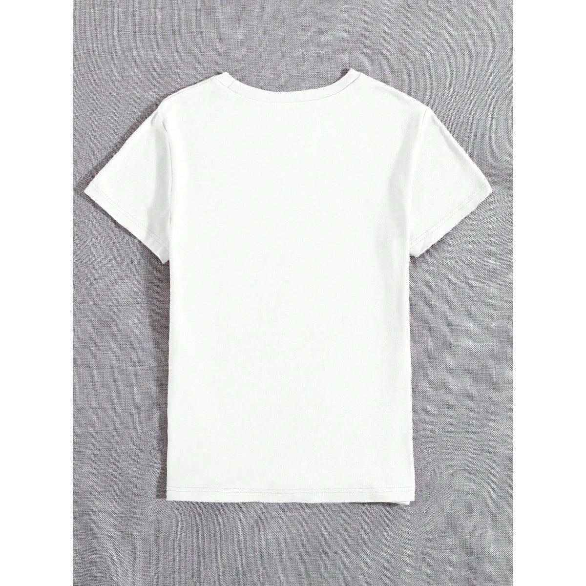 Women's Casual Short Sleeve T-Shirt With Dog Paw And Heart Print, Round Neck Top Graphic Tees Women Tops