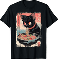 Cat Ramen Noodle Japanese Anime Manga Ramen Kawaii Cat Gift T-Shirt