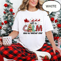 All Is Calm Said No Teacher Ever Shirt, Christmas Teacher T-Shirt, Holiday, Christmas Teacher, Gift for her